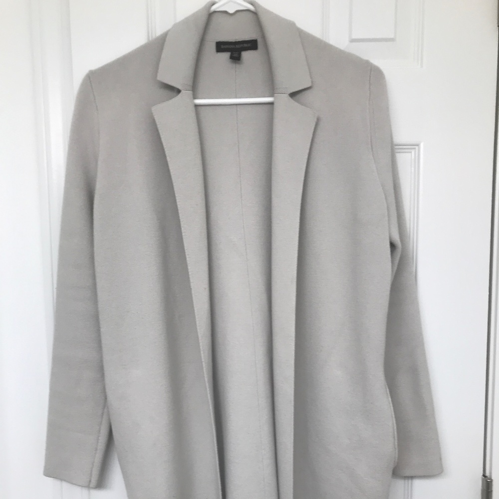 Banana Republic Petite XS Sweater Blazer